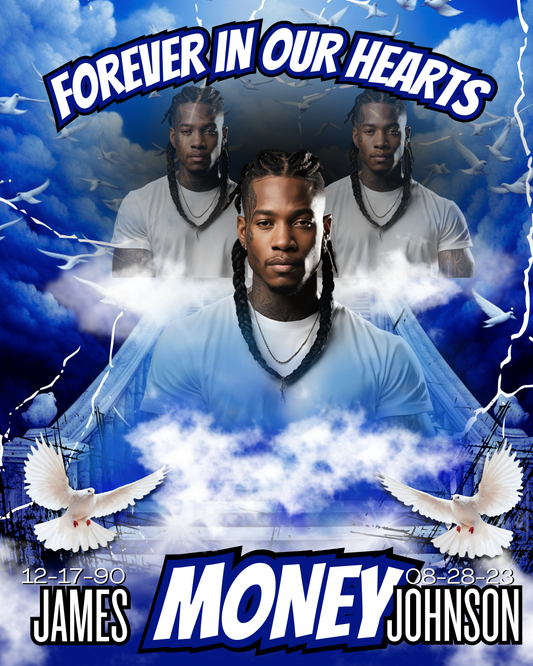 Editable Memorial 4 Designs
